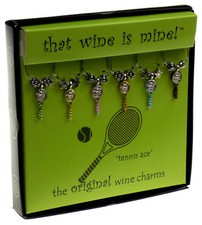 Tennis Asso Wine Things Charms