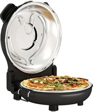 Forno per Pizza Elettrico 1200W per Pizze da 30 cm, Fornetto Elettrico con Fines