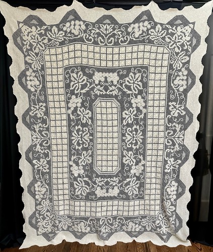 Tovaglia vintage fatta mano - fatta,