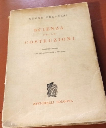 Belluzzi scienza delle - belluzzi,