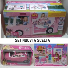 Barbie Cook 'n Grill Restaurant CAMPER 3 IN 1 FIAT 500 SET MATTEL NUOVI A SCELTA