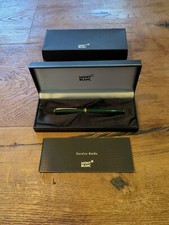 PENNA STILOGRAFICA-MONTBLANC GENERATION-RESINA VERDE-ORO14 K -CUSTODIA ORIGINALE