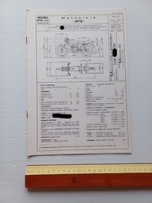 Malanca 150 GT- 150 3GTS 1977 scheda omologazione DGM Facsimile originale