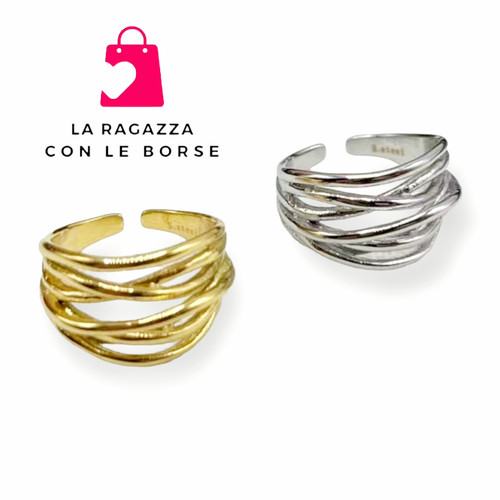 Anello donna acciaio - donna,