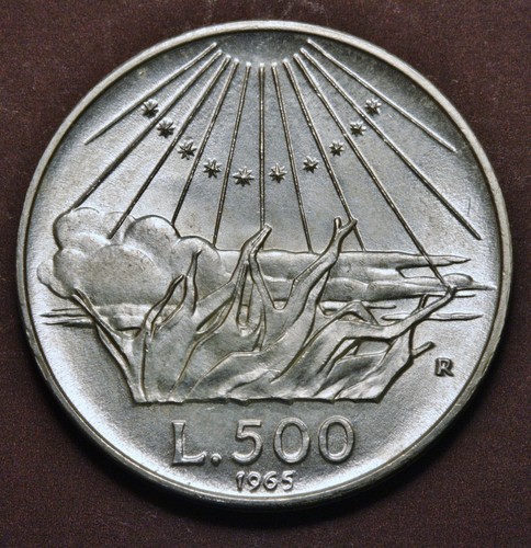 Repubblica 1965 lire 500 - ,