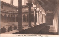 Piacenza - San Pietro in Cerro - Castello Barattieri - Cortile - fp vg 1933
