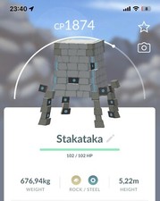 Stakataka Pokemon Gen7 Go