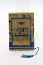 calendarietto barbiere piaceri della spiaggia 1933 sirio saponi profumi