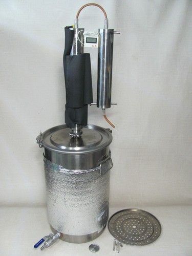 Distillatore doppia torre - a,