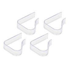 Ganci Fermatovaglie Tavola Plastica Trasparente 4 pz - EVA - Esterno Ristorante