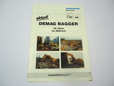Brochure Mannesmann Demag H 30 35 40 55 65 escavatore 1989