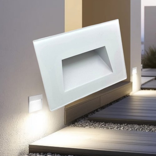 Faretto segnapasso led - faretto,