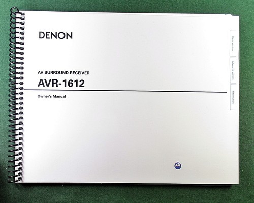 Denon avr 1612 instruction - avr-1612,