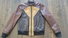 giacca in pelle biker Dsquared2 tgM
