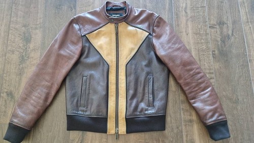 Giacca pelle biker - giacca,
