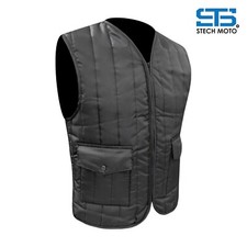 Moto gilet in tessuto da uomo