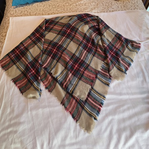 Scialle vintage tartan - , a