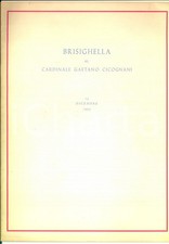 1953 BRISIGHELLA Al cardinale Amleto Giovanni CICOGNANI *ILLUSTRATO 24 pp.
