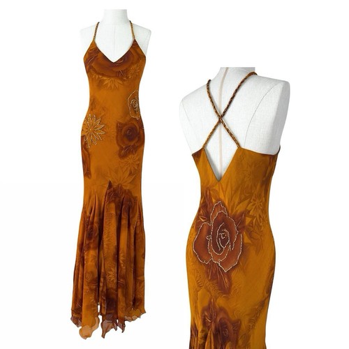 Abito maxi chiffon con - in,