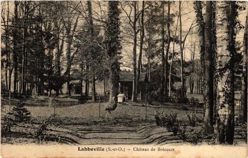 Cpa labbeville chateau - cpa,