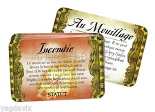 DF39 CARTE INCENDIE-MOUILLAGE