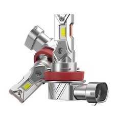 KIT 2 Lampade  LED H11 46W 6000K Plug&Play 6000lm Faro Auto 1:1 con Alogena