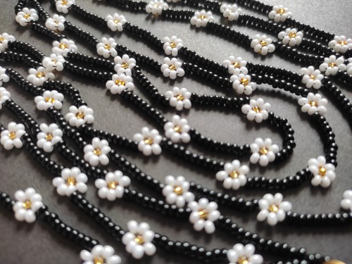 Collana perline margherita - collana,