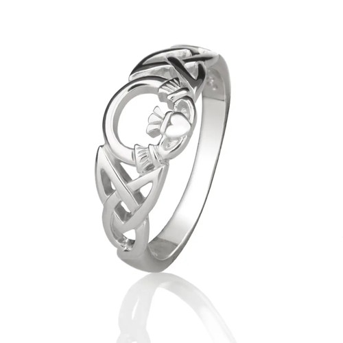 Keltischer claddagh ring aus - keltischer,