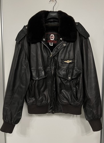Safe giacca pelle aviation - giacca,