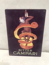 Targa Pubblicitaria Bitter Campari Leonardo Cappiello