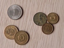 Dinari Jugoslavia monete