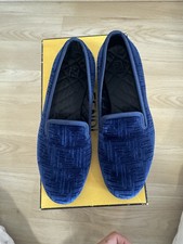 Fendi FF velvet mocassini Men