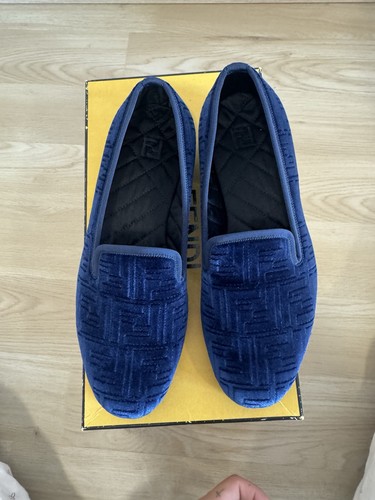 Fendi velvet mocassini men - fendi,