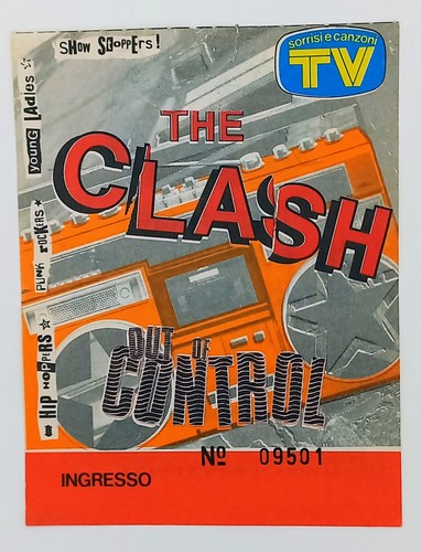 Biglietto concerto the - biglietto, clash