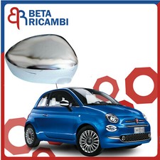 Calotta Cromata Fiat 500 C Abarth Calotta Lucida Specchio Retrovisore Dx 