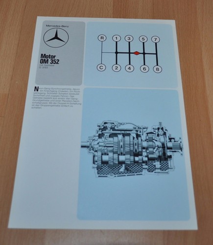 Brochure depliant mercedes - brochure,
