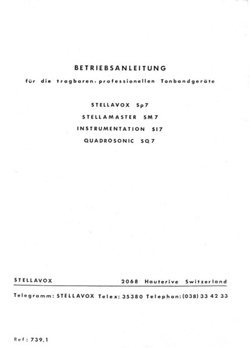 Stellavox manuale di - stellavox,