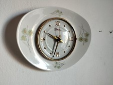 orologio da parete artigianale in ceramica vintage