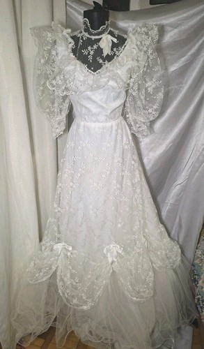 Abito sposa vintage anni 80 - abito,