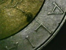 500 LIRE 1987 ERRORE - EVIDENTE FRATTURA DI CONIO AL DRITTO [L860]