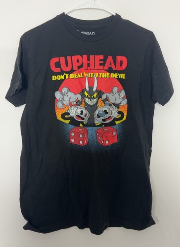 Shirt cuphead nera - t-shirt, media
