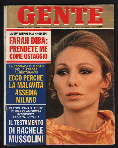 Gente 1979 farah diba de - farah,