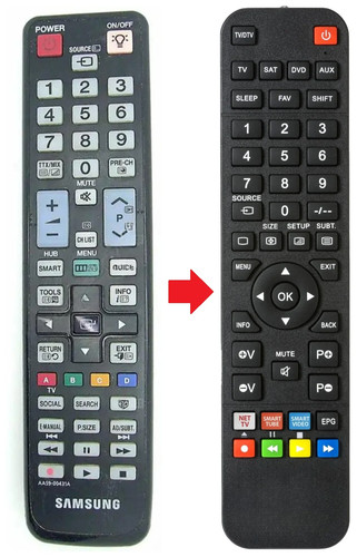 Telecomando adatto per samsung - adatto,