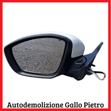 Specchietto retrovisore SX sinistro bianco PEUGEOT 208 i 2012 2015 ca cc 1.4 hdi