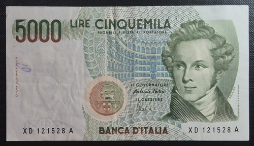 5000 lire 2001 banca - 5000,
