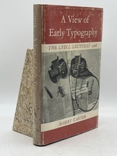 A View of Early Typography Harry Carter HB Oxford Clarendon Press Printing