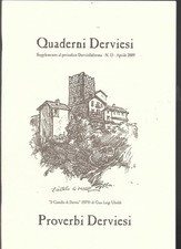 QUADERNI DERVIESI - Proverbi Derviesi - COMUNE DI DERVIO 2009