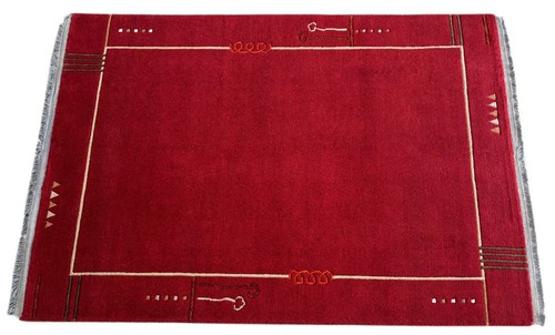 Tappeto rosso indo nepal - rosso,
