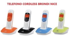 BRONDI NICE (vari colori) - TELEFONO CORDLESS - VIVAVOCE - ECO DECT - SVEGLIA