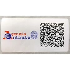 Stampa Etichetta QRCode con logo Agenzia delle Entrate per registratori di cassa
